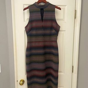 Hugh neck dress
